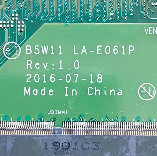 Placa Mãe Acer 572-3562, Core i3-6006U (Semi-Nova) - Foto 3