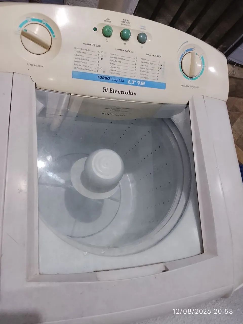 Máquina Eletrolux 12kg
