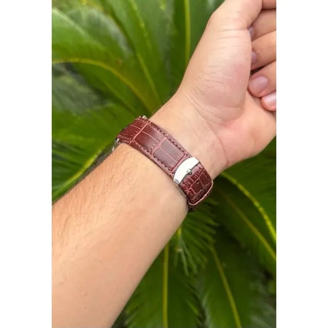 Relógio Masculino LIGE Original | Pulseira Couro Legítimo e Texturizado, versão com Resist - Foto 4