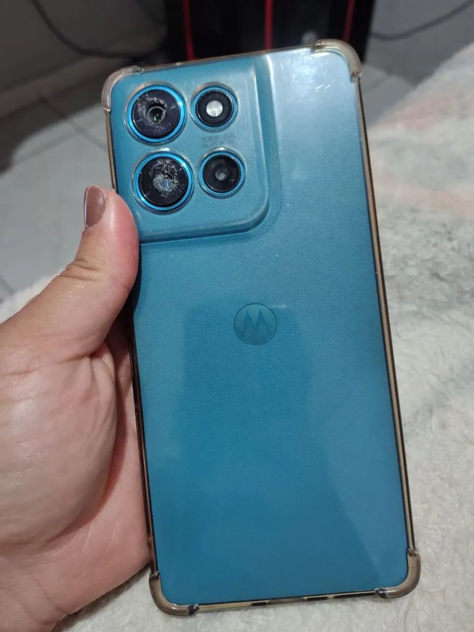 Vendo moto G 75 usado