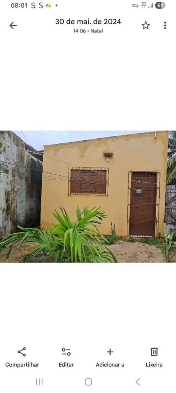 Vendo casa com terreno 