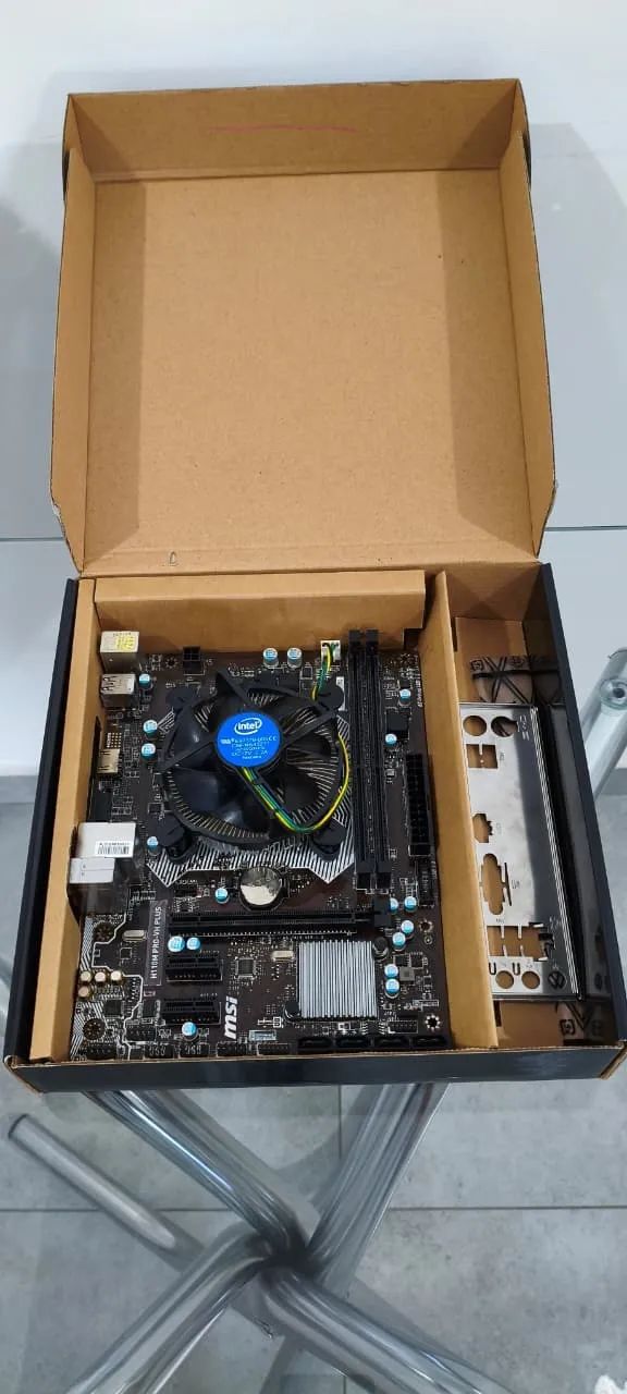 Processador intel I3 7100 + Placa mãe H110M PRO-VH PLUS - Foto 2