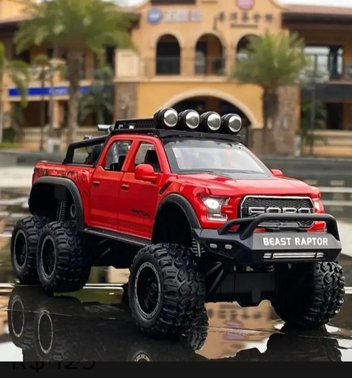 Ford Raptor f150 1/24, com luzes e som - Foto 4