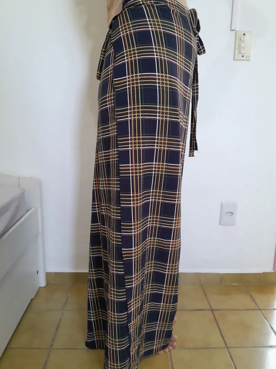 Calça pantalona envelope. M/G. - Foto 3