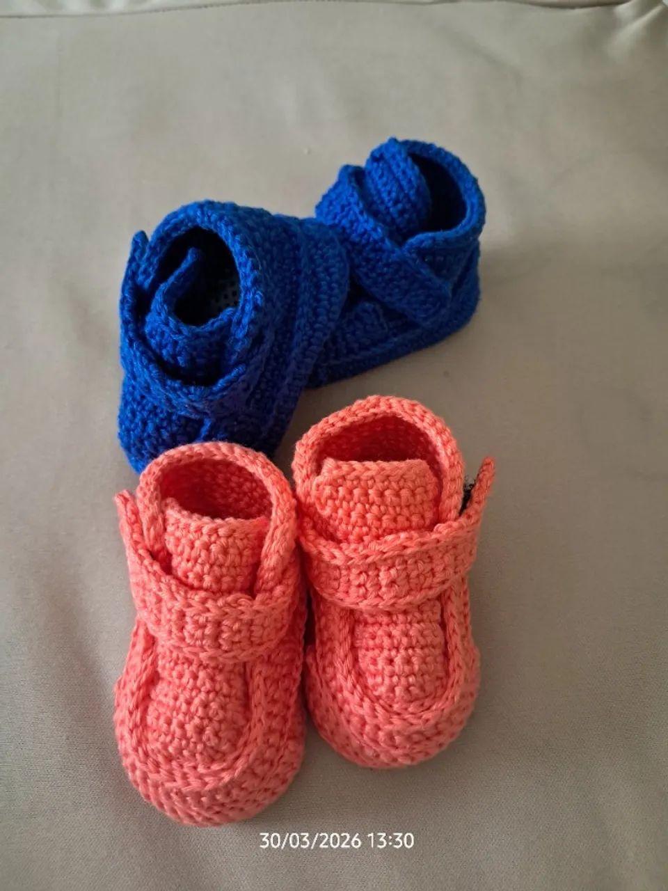 SAPATINHOS E ALPARGATAS EM CROCHÊ PARA BEBÊ (ACEITO CARTÃO) - Foto 6
