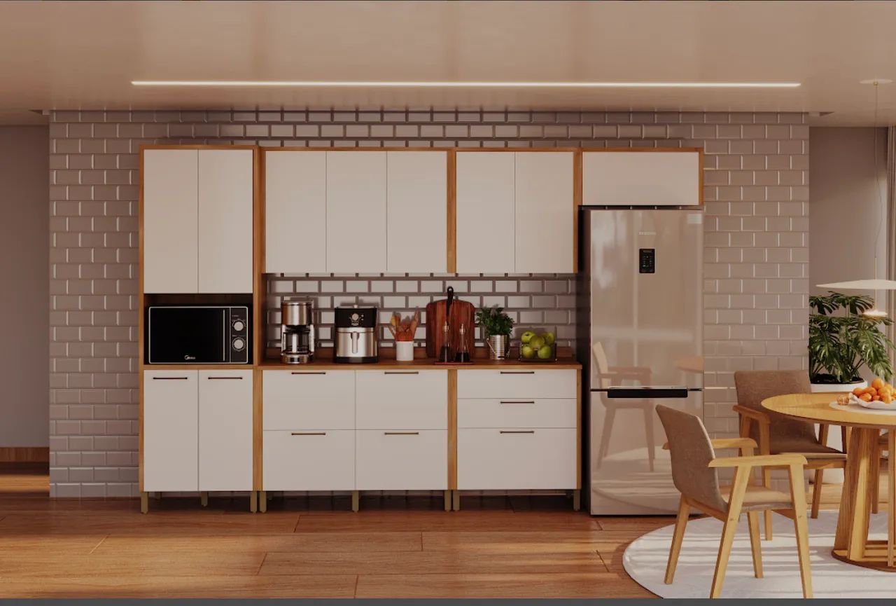 Cozinha Completa Firenze 3,53 m em MDF - Foto 2