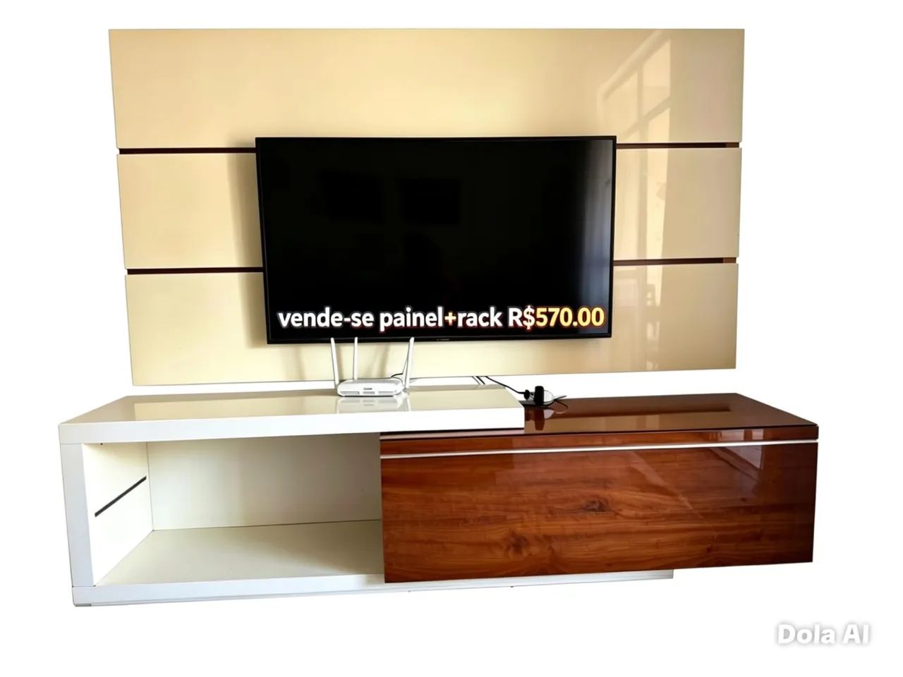 Rack com painel 