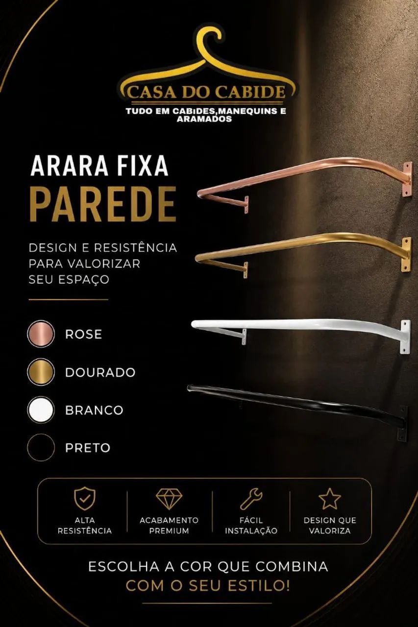 Arara de parede 