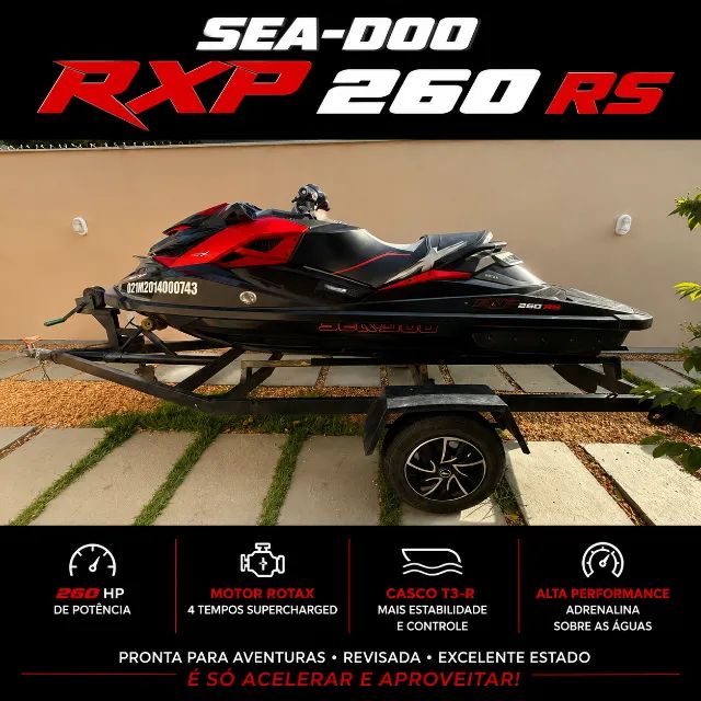 JET-SKI SEA-DOO RXP 260 RS ANO 2014