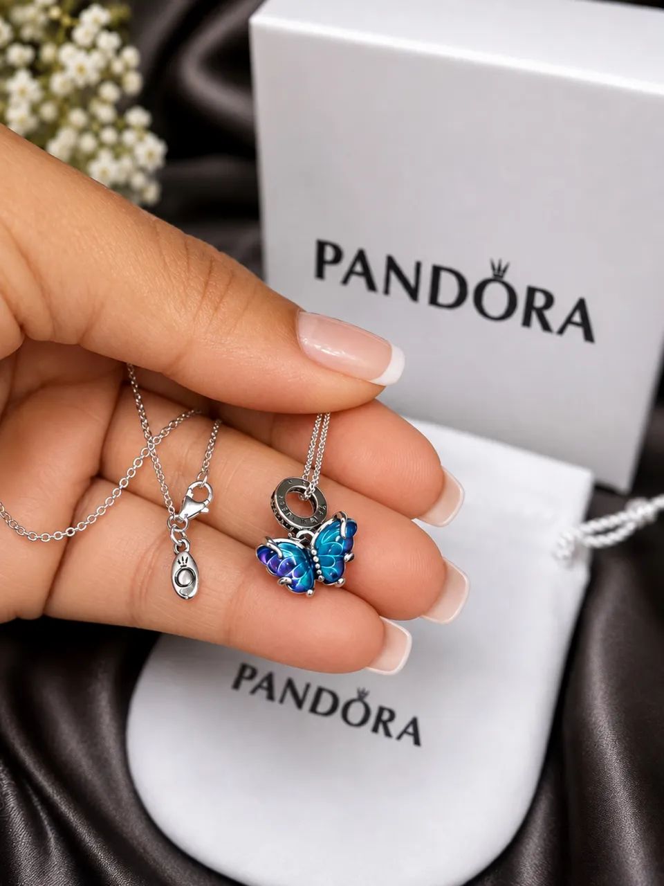 Colar Pandora novo prata 925