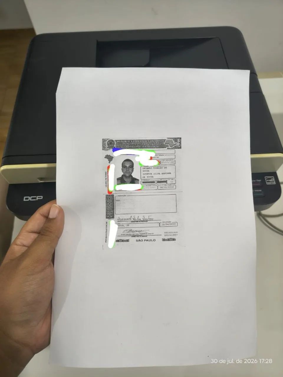 Impressora brother DCP - 1617NW com 2 toner extra - Foto 5