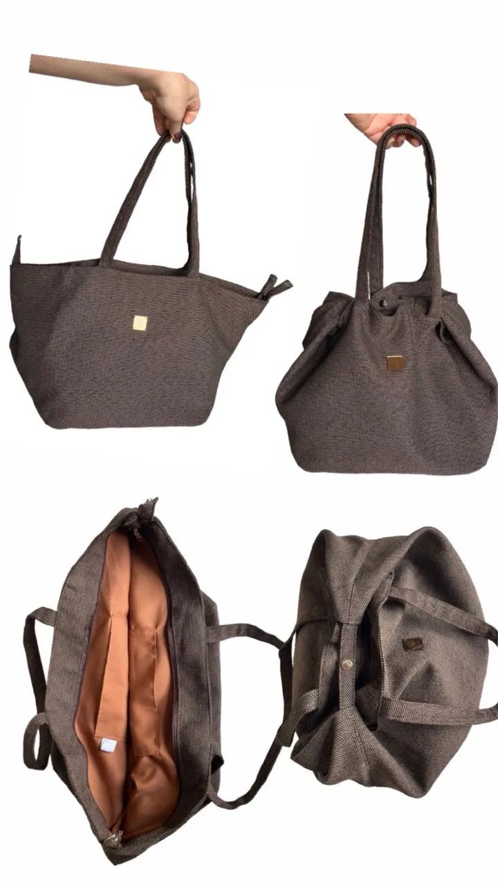 Bolsa de tecido grande - Foto 4