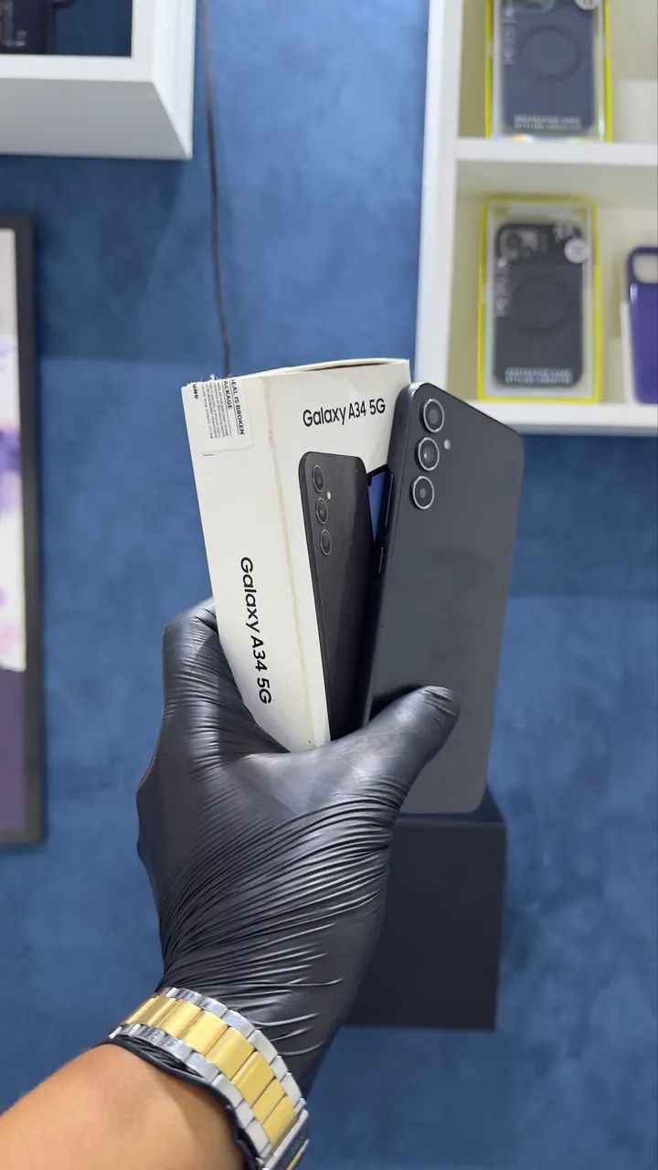 SAMSUNG A34 5G 128GB PRETO - Foto 2