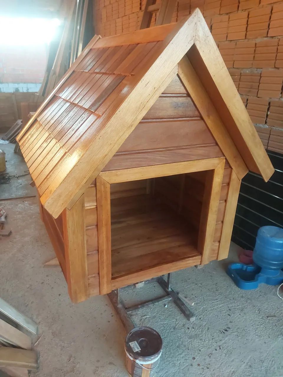 Casinha de cachorro madeira de lei sob encomenda  - Foto 2