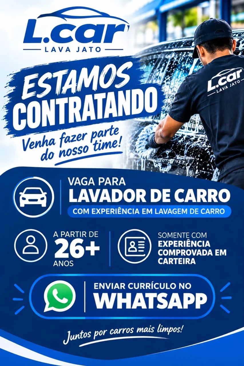 Vaga para lavajato 