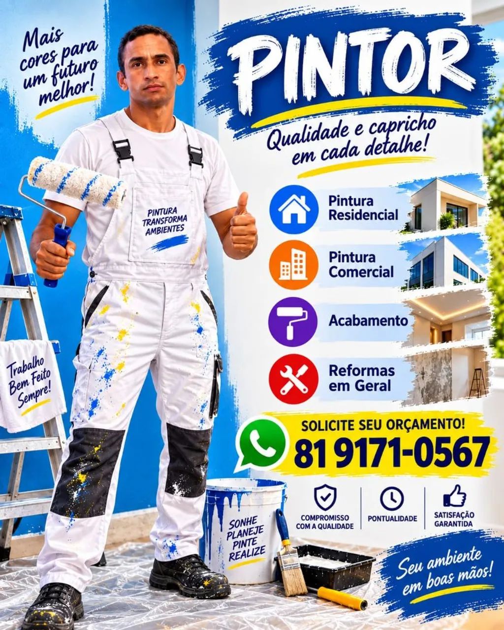 Precisa renovar sua casa, apartamento ou comércio? ?