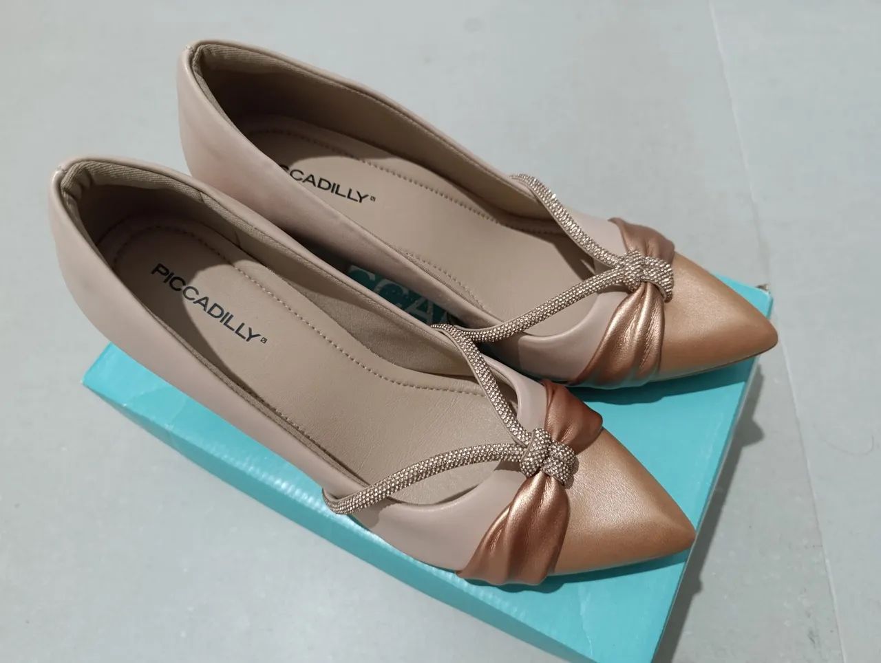 Sapato Salto Bloco Piccadilly Rose - Foto 3