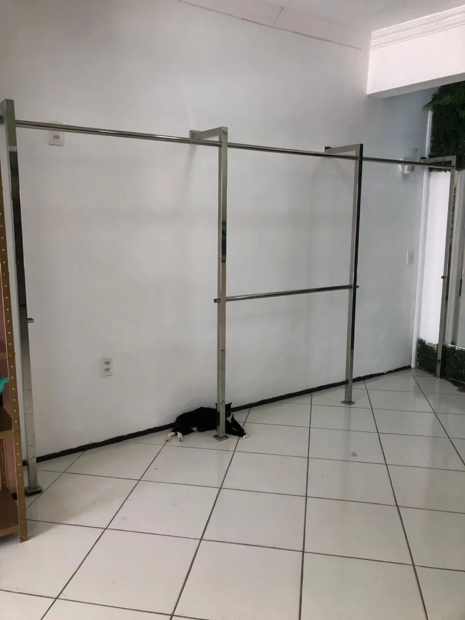 Arara loja roupa em aço inox  - Foto 3