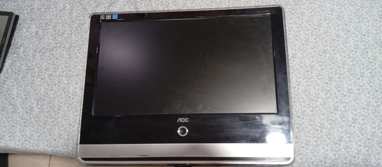 Tv monitor AOC 22 polegadas com hdmi Pc VGA av sem controle  - Foto 5