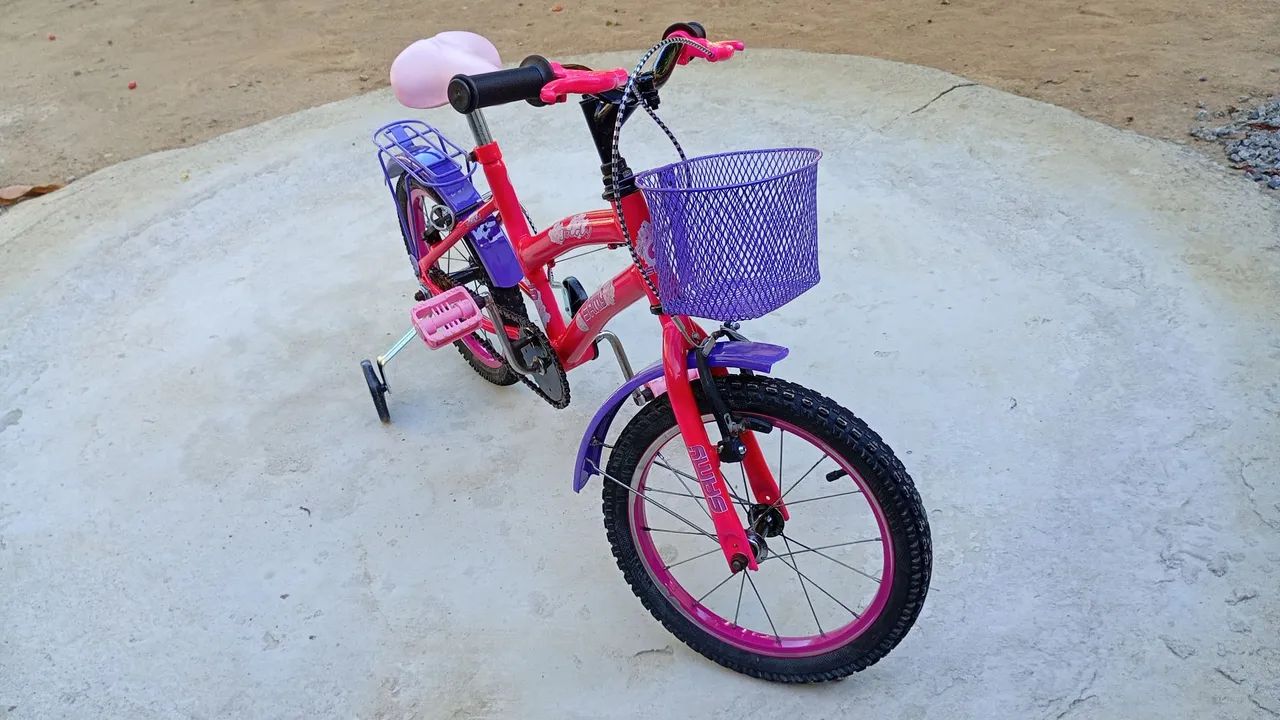 Bicicleta infantil aro 16 reformada  - Foto 5