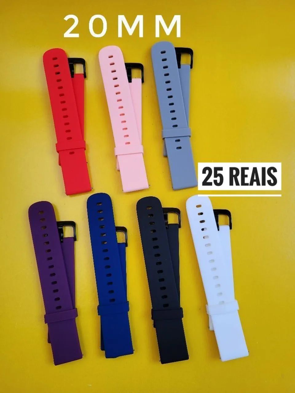 Pulseiras 20mm Amazfit Bip GTR Bip U pro Gts 2 mini, Galaxy Watch - Foto 2