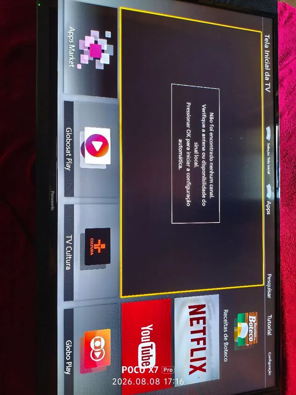 Televisão Panasonic 43 polegadas smartv 