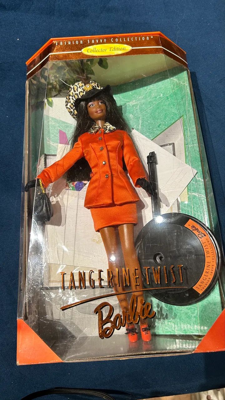 TANGERINE TWIST Barbie バービー人形 Barbie Tangerine Twist da Fashion Savvy Collection - Brinquedos e