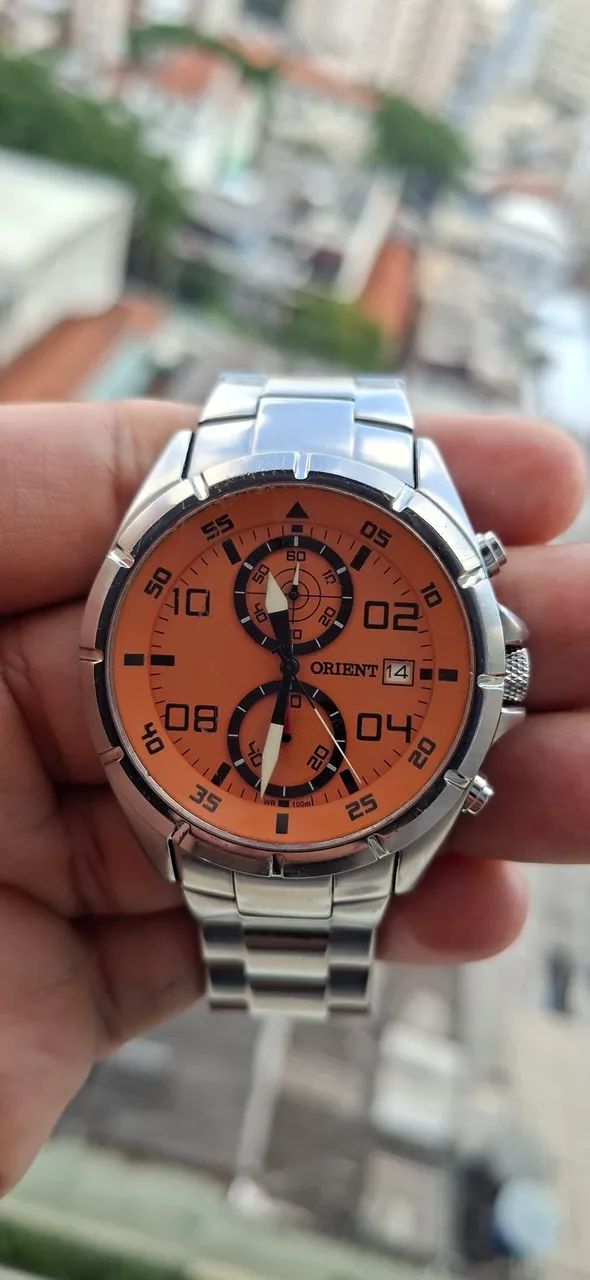 Relógio orient original vendo olx pay mais entrega para todo Brasil faço envio  - Foto 3