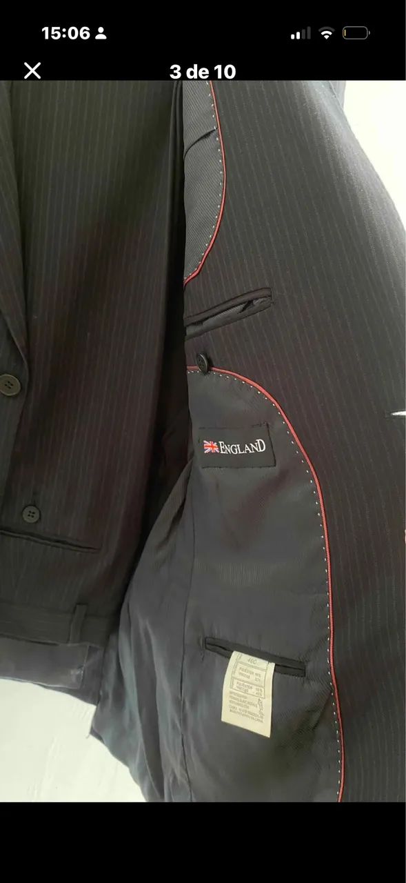 Terno Social Masculino - Blazer + Calça | England / Emporio Colombo - Foto 3