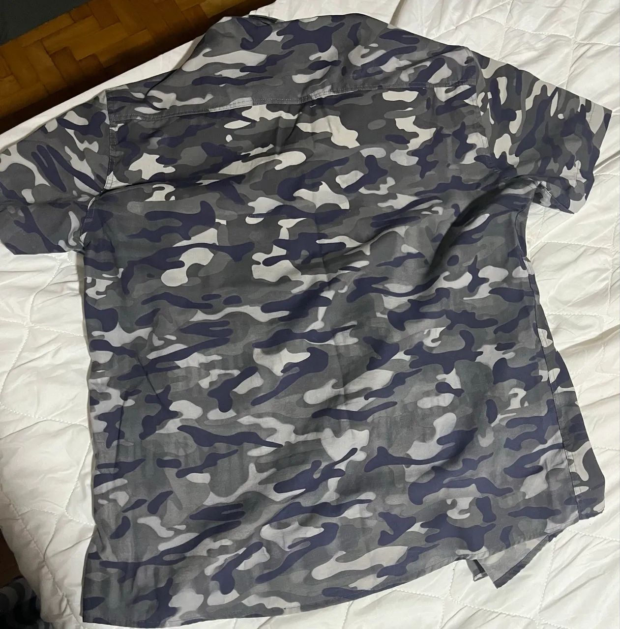 Camisa camuflada masculina G - Foto 2