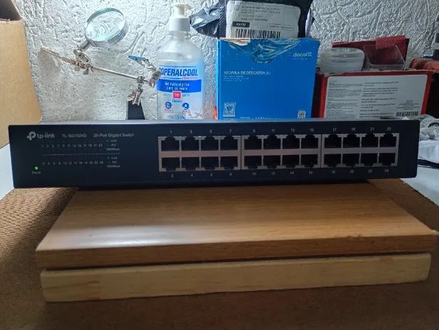 Switch Gigabit TP-Link TL-SG1024D 24 Portas 10/100/1000