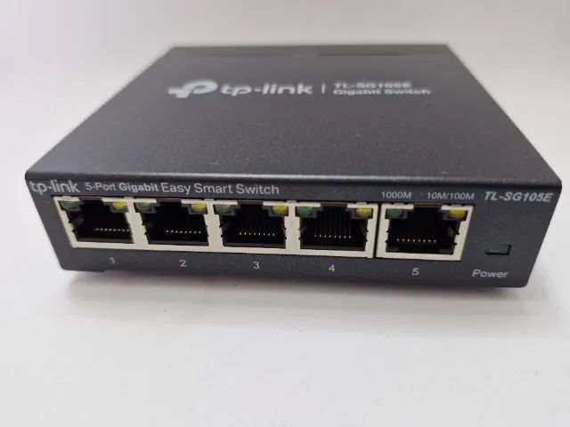 Switch Gigabit Easy Smart TL-SG105E com 5 Portas TP-Link