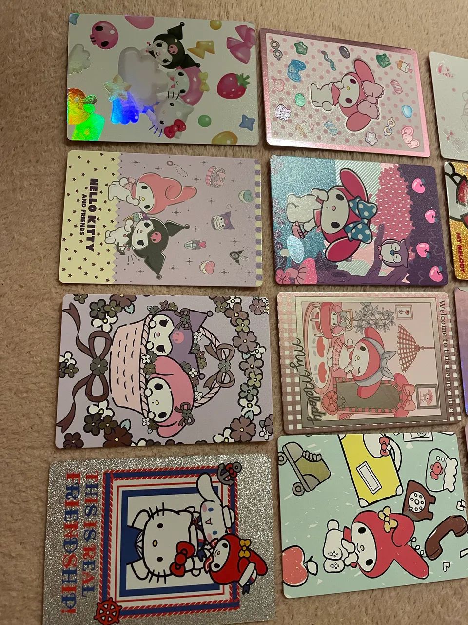 Hello Kitty and Friends - My Melody Set com 12 cards Panini - Foto 3