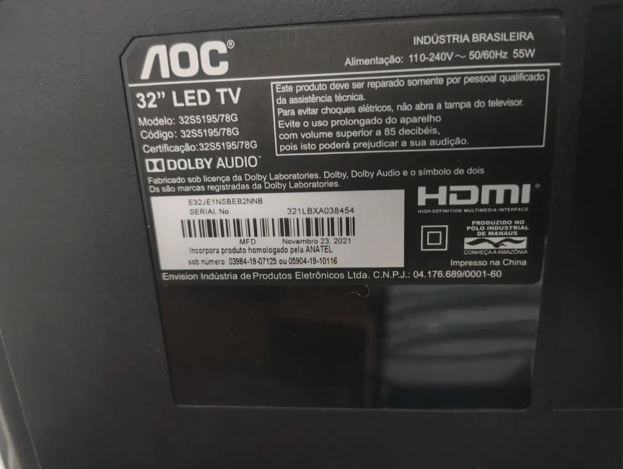 Smart tv AOC 32 polegadas  - Foto 3