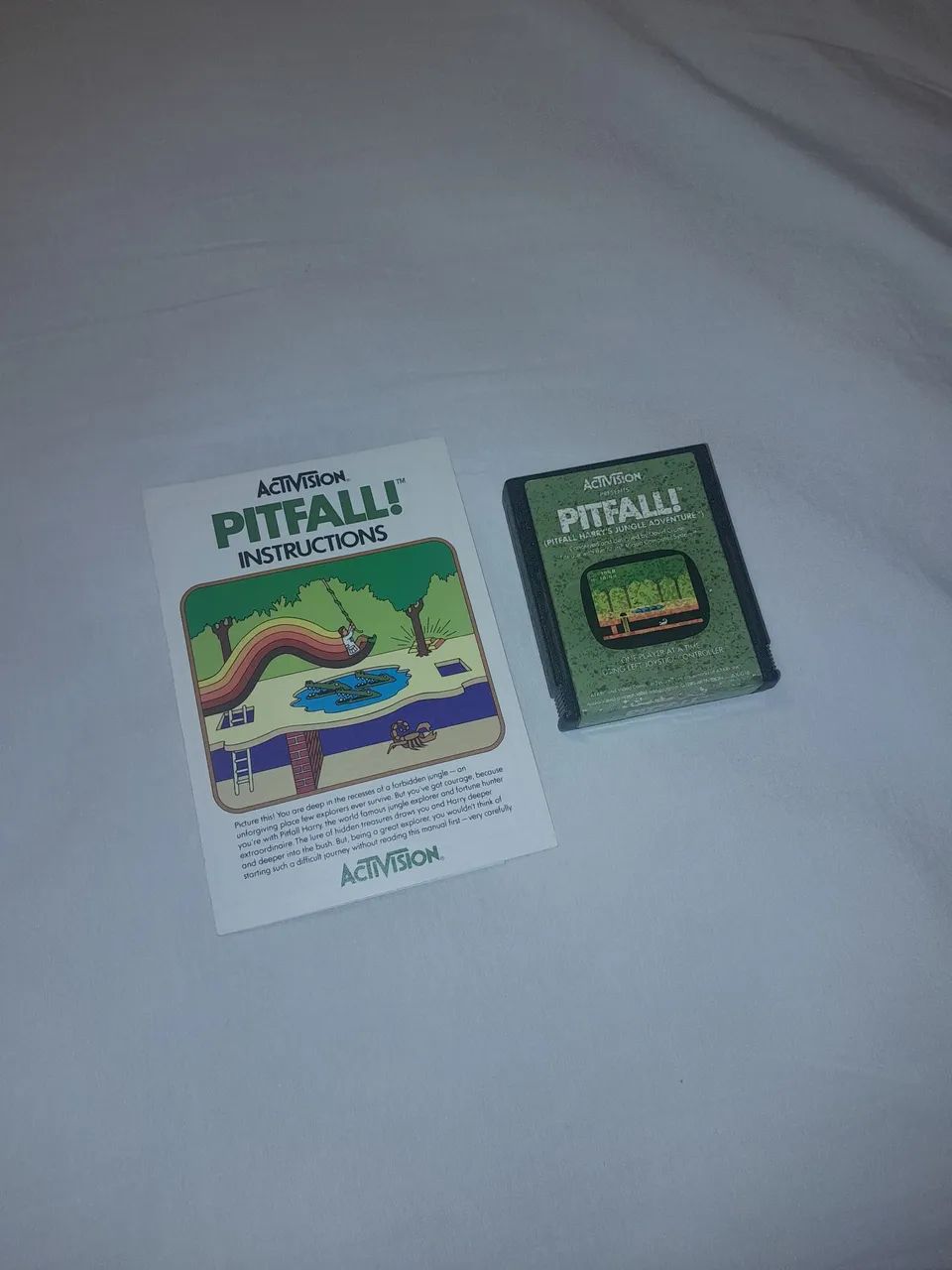 Pitfall Atari 2600 Raridade com manual  - Foto 2