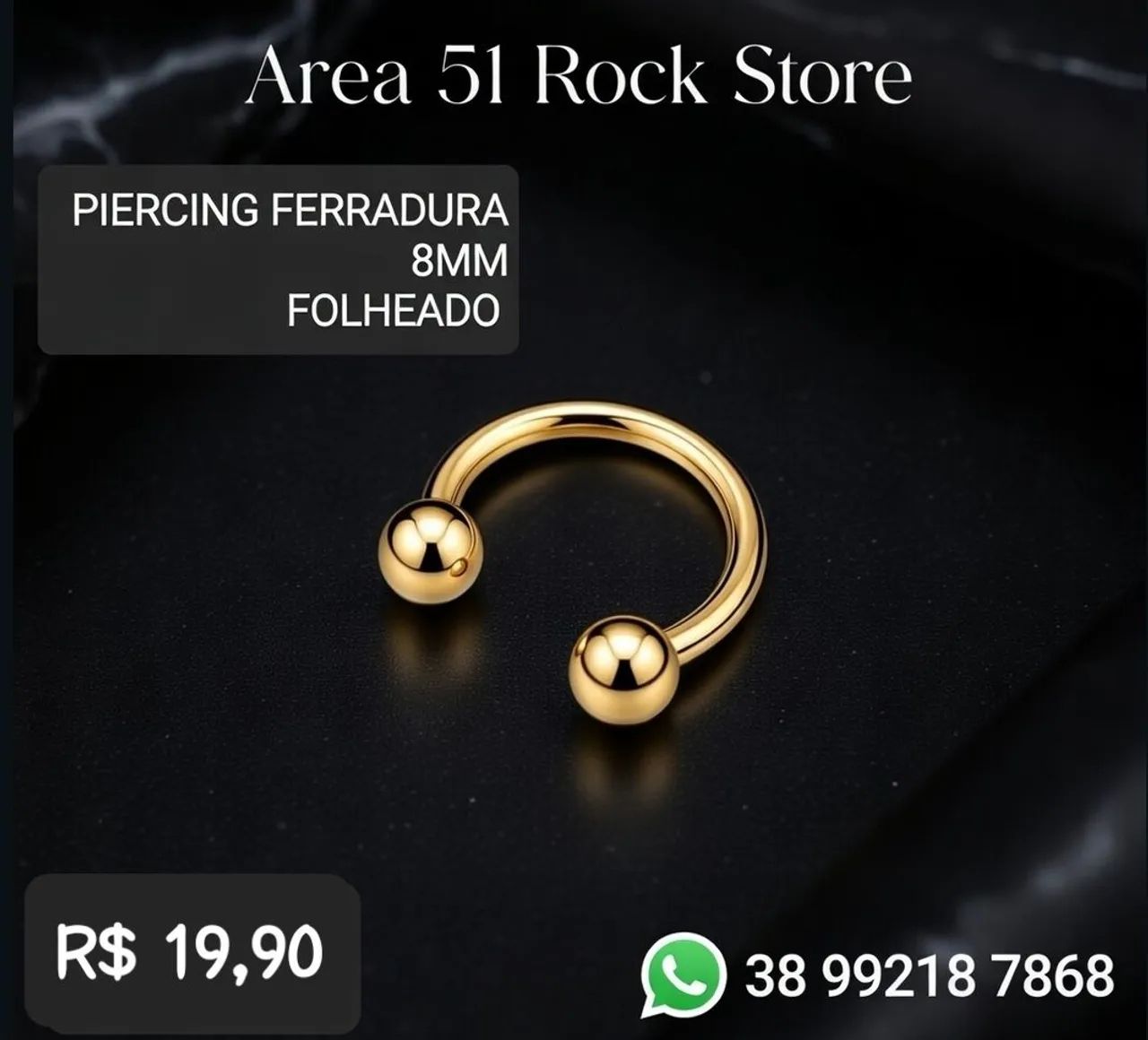 Piercing Ferradura - Foto 4