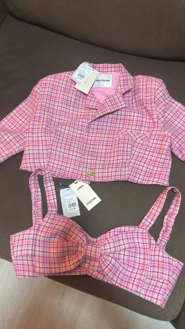 Conjunto lança perfume 