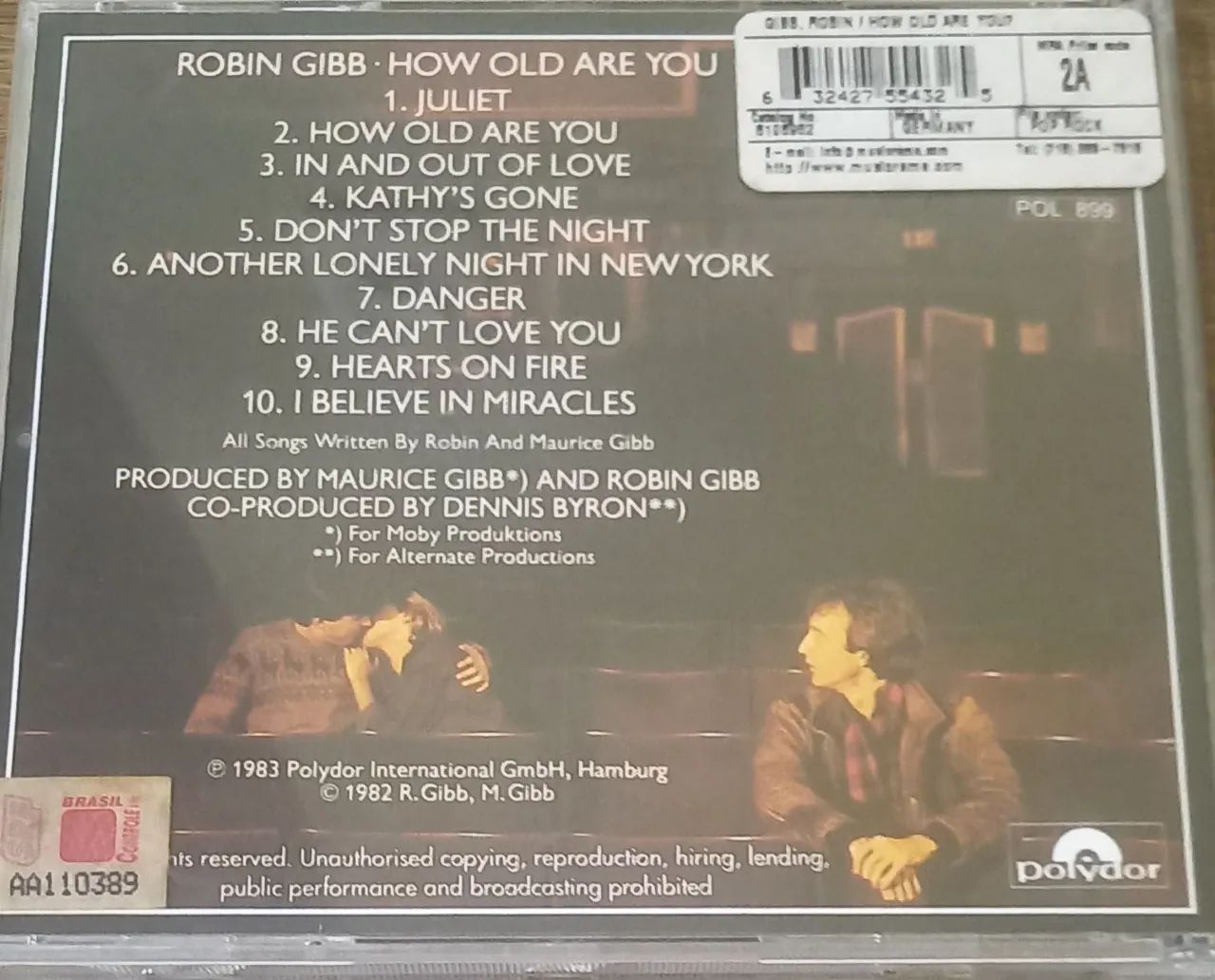 Cd Robin gibb-How old are - Uk - Foto 2
