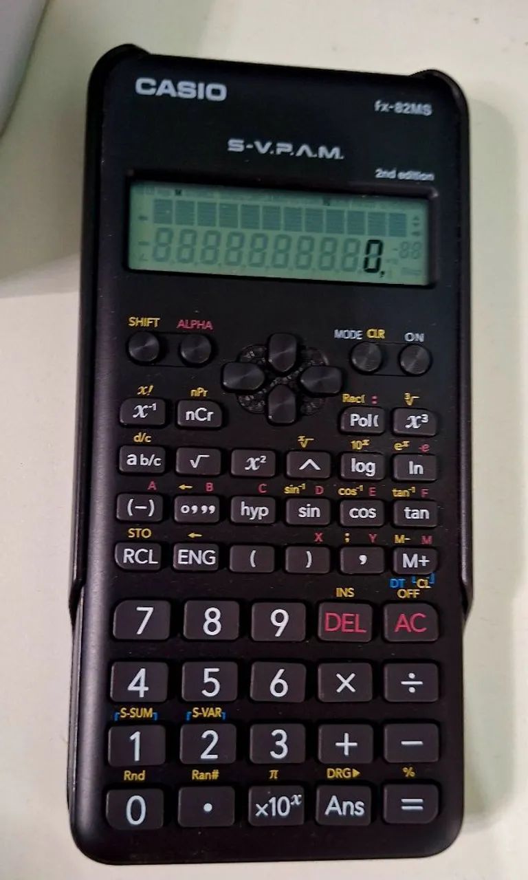 Calculadora Científica Casio fx-82MS - Original e Funcionando