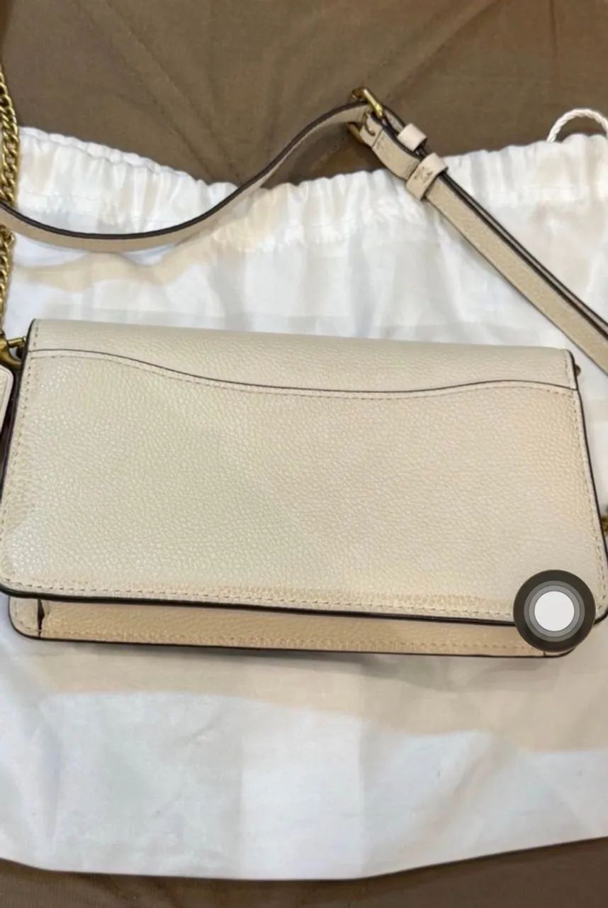 Bolsa coach tabby chain off white original  - Foto 3