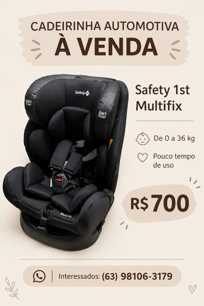 Cadeirinha safety multifix 