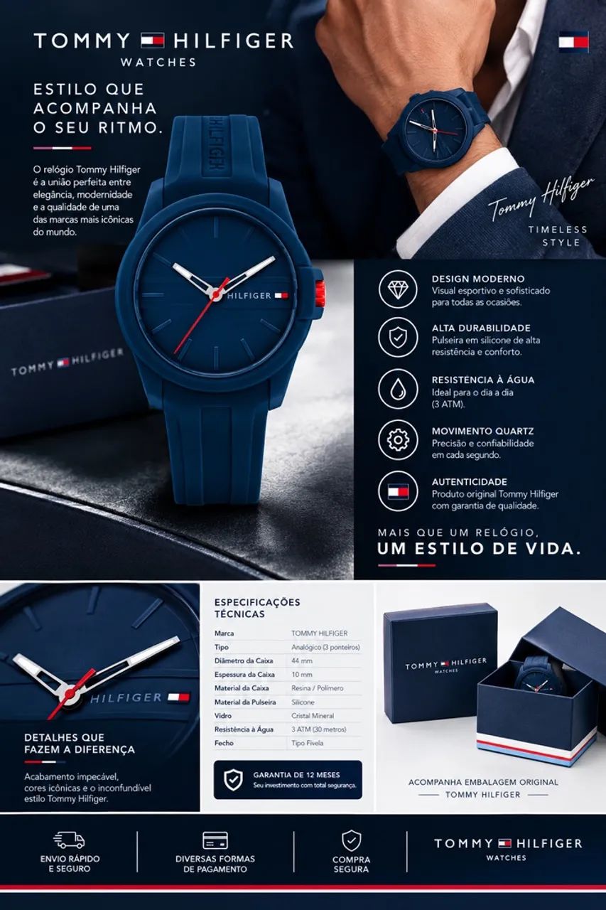 RELÓGIO TOMMY HILFIGER