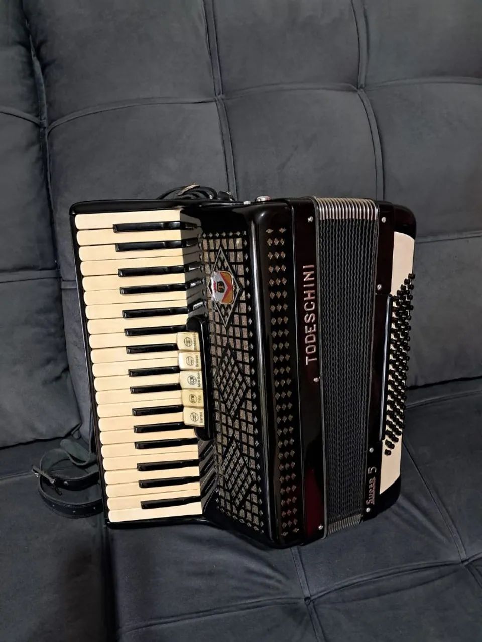 Acordeon todeschini 80 baixo super 5 - Foto 4