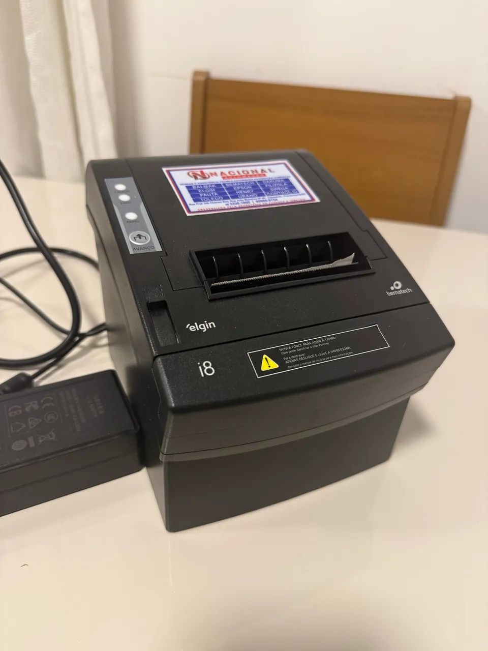 Impressora térmica elgin bematech i8