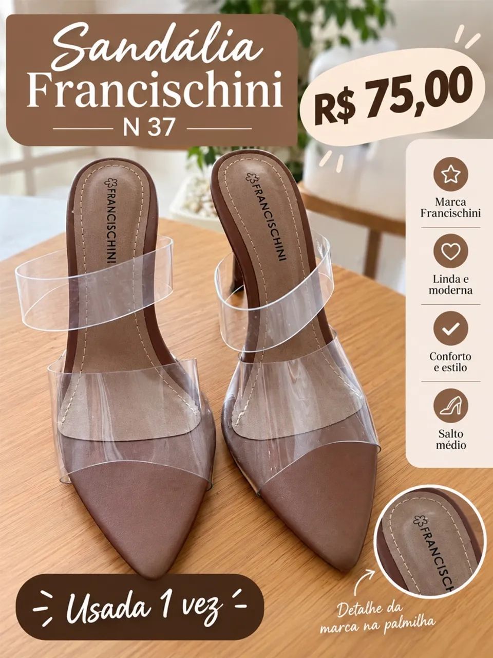 Sandália Francischini N 37