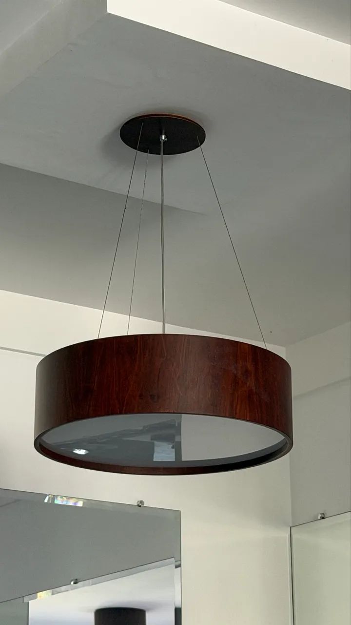 Conjunto de iluminação 2 Paflons + 1 Pendente  - Foto 4