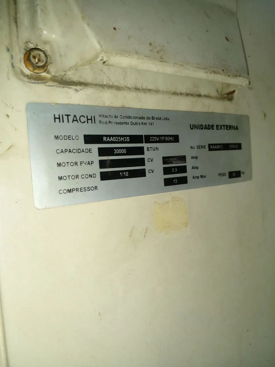 Ar Condicionado 30.000 btu Rotary utopia Hitachi com evaporadora 18 btu Springer maxiflex  - Foto 2