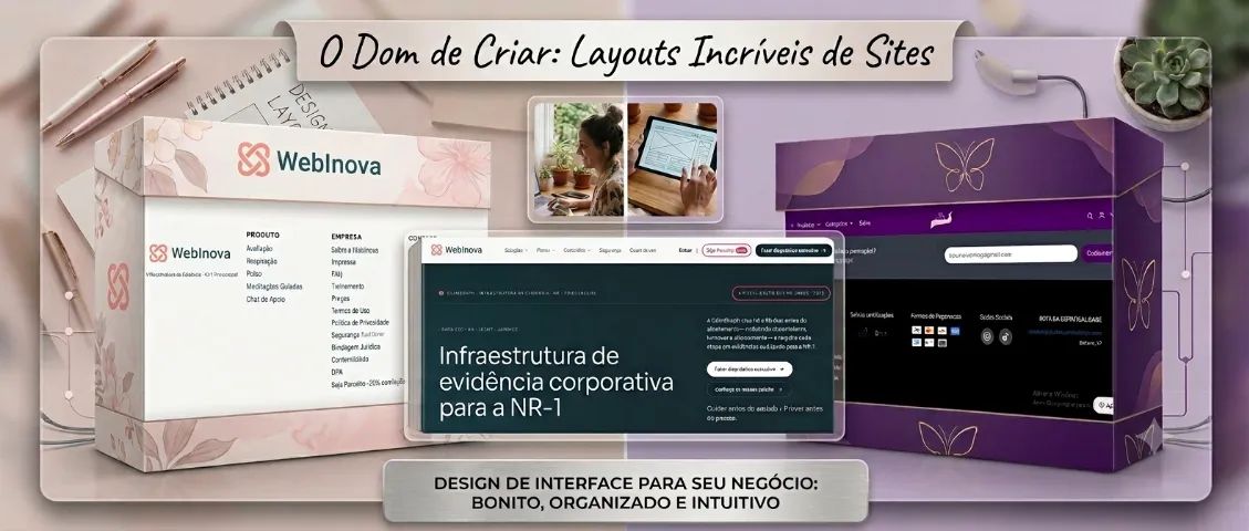 Criação e Layout de Sites bonitos e funcionais para o seu Negócio