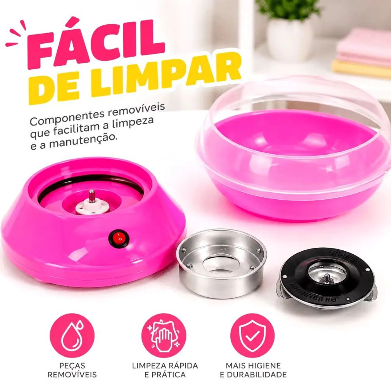 Máquina de algodão doce  - Foto 3