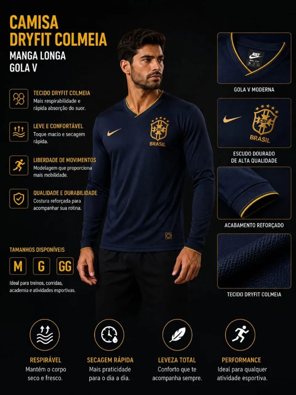 CAMISA BRASIL 2026 - Foto 2